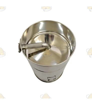 Conical drain barrel stainless steel 50 liters (70 kg)