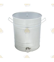 Drain barrel stainless steel 100 liters