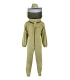 Beekeeper coverall Premium, round hood khaki - BeeFun®