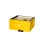 Brood box Spaarkast yellow painted polystyrene (with extra flight entrances)