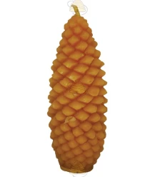 Pine cone candle