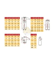 BeeFun® beekeeper clothing size chart and tips for use