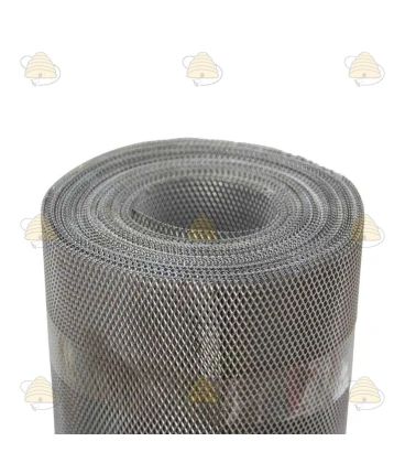 Aluminum pulled varroa bottom mesh 1 x 20 m