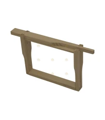 M3 Hoffmann window mounted 140 mm linkable pine (each)