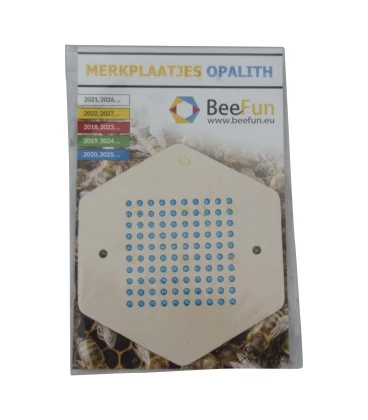 Merkplaatjes opalith (BeeFun)
