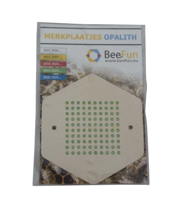Merkplaatjes opalith (BeeFun)