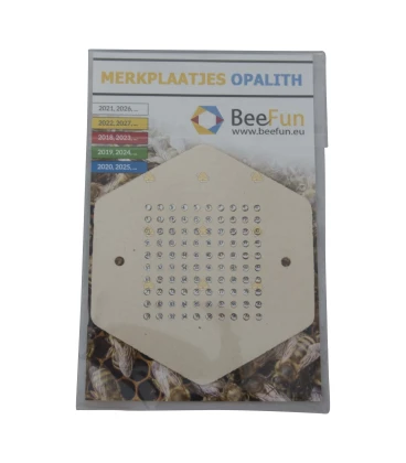 Merkplaatjes opalith (BeeFun)