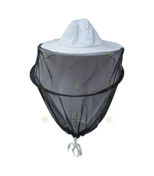 Imkerkap Deluxe met gaas rondom (hoed & afstandsring) - BeeFun®