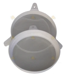 Honey strainer, spherical, made of plastic