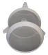 Honey strainer, spherical, made of plastic