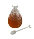 Glass honey jar small and 350 grams of honey