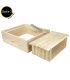 Honey chamber savings cabinet easy grip premium pine BeeFun®