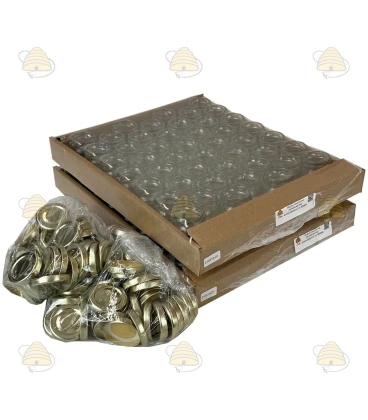 41ml / 50gram zonder deksel ronde honing pot
