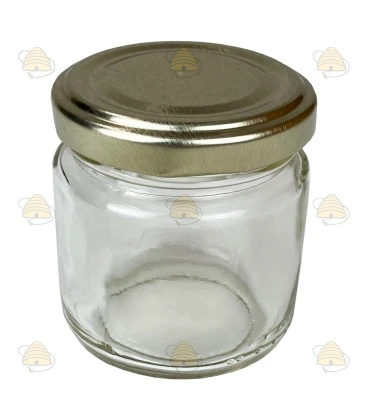 Round jar 110ml / 125g, with lid