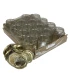 390ml / 500 gr met deksel, hexagonaal, zeshoekig