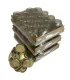 390ml / 500 gr met deksel, hexagonaal, zeshoekig
