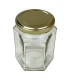 Hexagonal jar 278ml / 350g, with lid