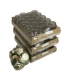 278ml / 350gr met deksel, hexagonaal, zeshoekig