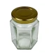 Hexagonal jar 116ml / 140g, with lid