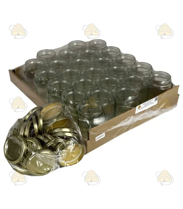 196ml / 250 gr met deksel, hexagonaal, zeshoekig
