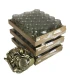 196ml / 250 gr met deksel, hexagonaal, zeshoekig