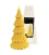 Decorated Christmas tree large, silicone candle mold