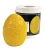 Egg decorated with flowers , silicone candle mold