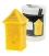 Beehive with large tile roof, silicone candle mold