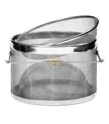 Honey strainer inverted spherical stainless steel