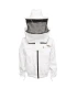 Beekeeper jacket Deluxe, round hood white - BeeFun®