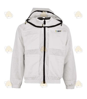 Beekeeper jacket AirFree, English hood white - BeeFun®