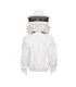 Beekeeper jacket Deluxe, round hood white - BeeFun®