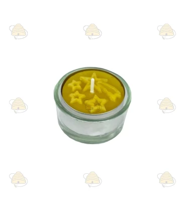 Tea light trays glass (24 pcs.)