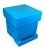 Spaarkast blauw gelakt polystyreen (1bk, 1hk) BeeFun®