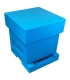 Money box blue lacquered polystyrene (1bk, 1hk) BeeFun®