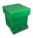 Money box green lacquered polystyrene (1bk, 1hk) BeeFun®