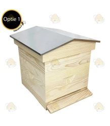 Savings cabinet pine Premium with pointed roof (1bk, 1hk) BeeFun®