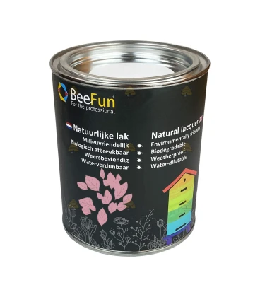 BeeFun® Natuurlijke verf voor houten bijenkasten kersenbloesem roze - 750 ml