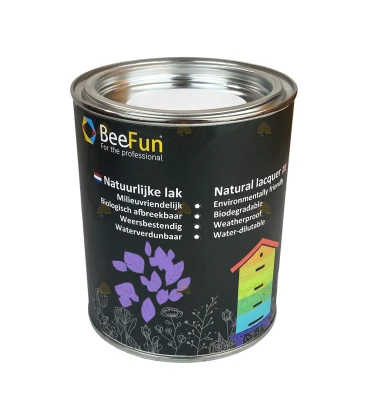 BeeFun® Natuurlijke verf voor houten bijenkasten lavendel - 750 ml