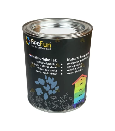 BeeFun® Natuurlijke verf voor houten bijenkasten grijsblauw - 750 ml