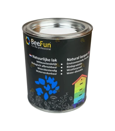 BeeFun® Natuurlijke verf voor houten bijenkasten oceaan blauw - 750 ml