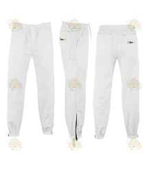 Children's beekeeper pants Deluxe, white - BeeFun®