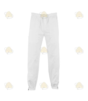 Children's beekeeper pants Deluxe, white - BeeFun®