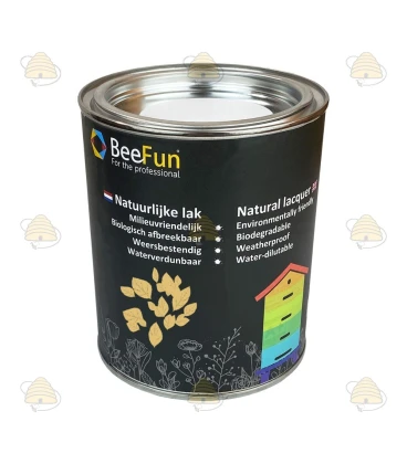 BeeFun® Natuurlijke verf voor houten bijenkasten honingkleur - 750 ml