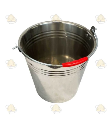 Honey bucket stainless steel 15 kg (10 L) (out of stock)