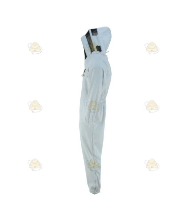 Beekeeper coverall Premium, English hood white - BeeFun®