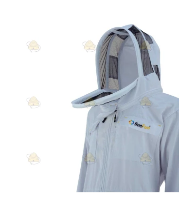 Beekeeper coverall Premium, English hood white - BeeFun®