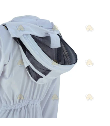 Beekeeper coverall Premium, English hood white - BeeFun®