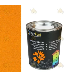 BeeFun® Natuurlijke verf voor houten bijenkasten oranje - 750 ml