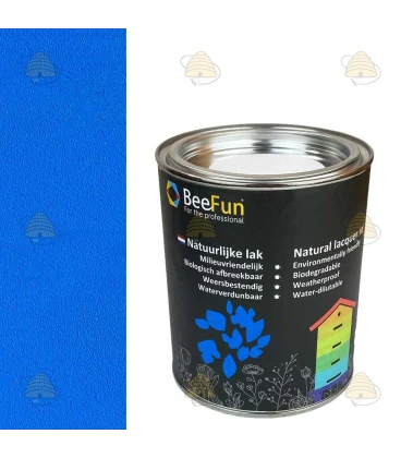 BeeFun® Natuurlijke verf voor houten bijenkasten oceaan blauw - 750 ml